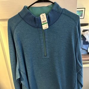Tommy Bahama Reversible (blue/green) half zip